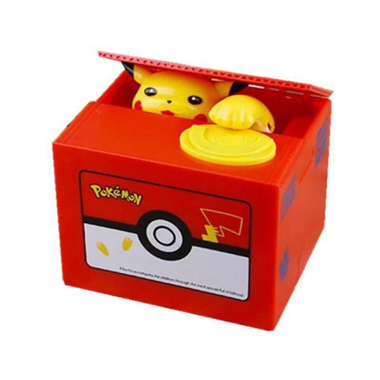 Electronic Money Box Pokemon Pikachu Steal Coin Automatically