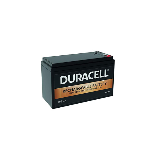 Duracell Original DR9-12 Valve Regulated Lead Battery-12V | 9Ah - Replaces PW91210 | CP1290 | Ultramax NP9-12 | E300