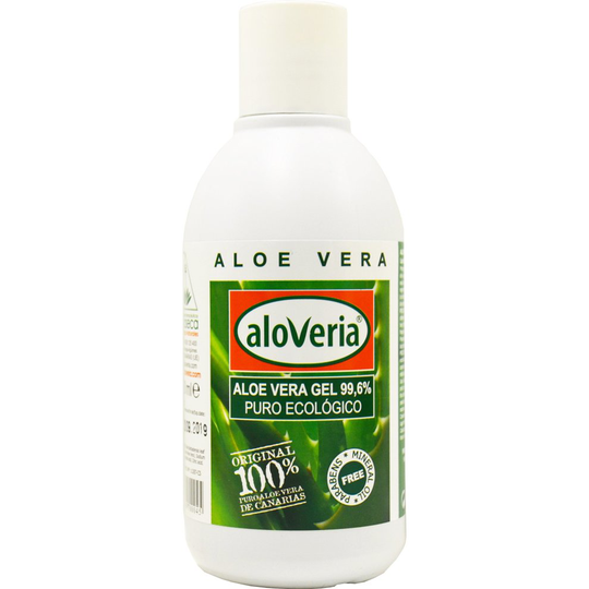 ALOVERIA® PURE ALOE GEL 99,6 % - cold proceeded quality of Canary Islands 250ml