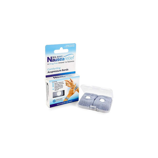 Sea-Band Original Drug Free Nausea Relief Wristband - A Comforting Answer to Sickness