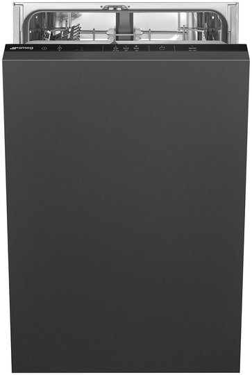 Smeg DI4522 Slimline Integrated Dishwasher - Black