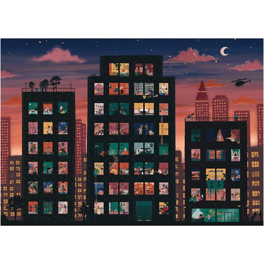 Falcon Contemporary Life in Lockdown Jigsaw Puzzle (1000 Pieces)