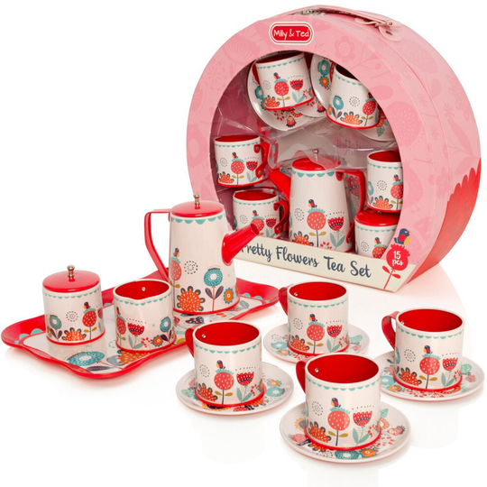 Milly & Ted Pretty Flowers Teaset
