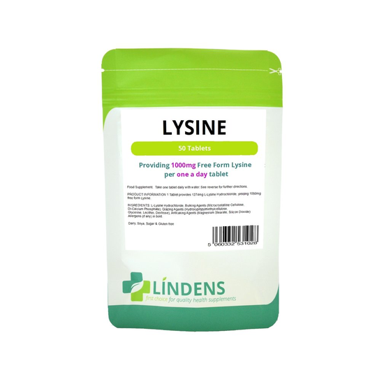 Lindens Lysine 1000mg 3-PACK 150 tablets (L-Lysine Hydrochloride) Supplement