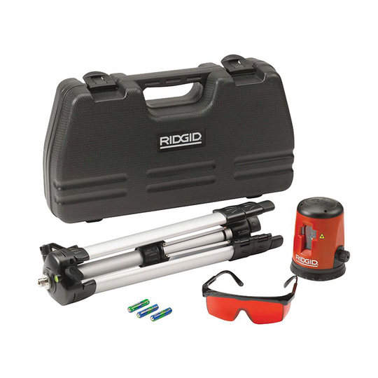 Ridgid CL-100 Micro Self-levelling Cross Line Laser 38758 RID38758