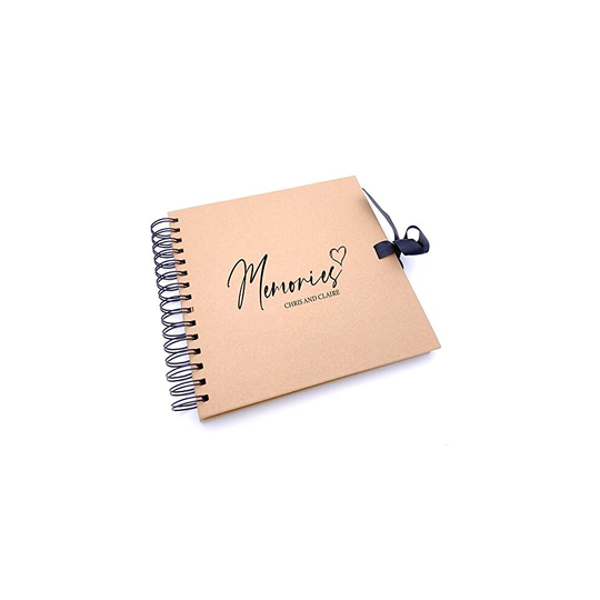 Personalised Memories Love Brown Scrapbook Photo Album