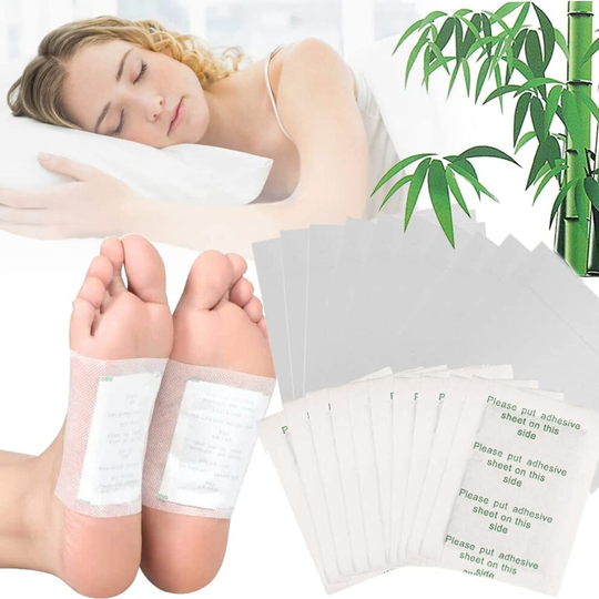 100PCS Detox Foot Patches Pads Body Toxins Feet Slimming Herbal Patch