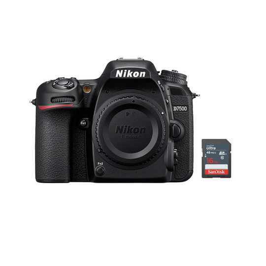 NIKON D7500 Body + 16GB SD card