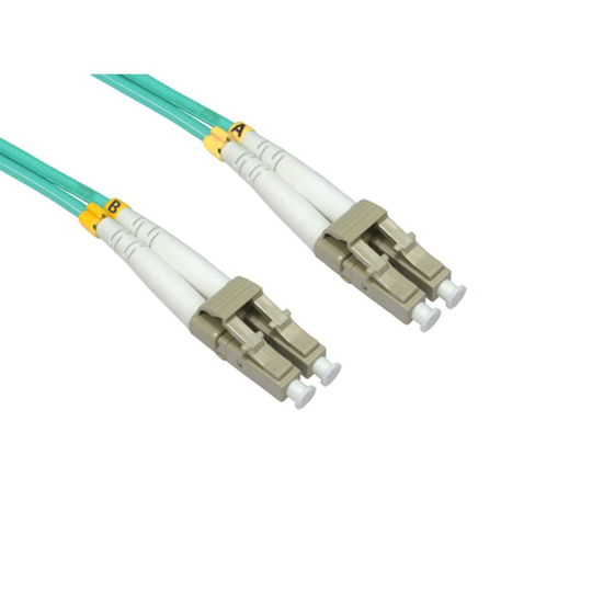 Cables Direct Cables 1M LC-LC 50/125 MMDOM4 FIB Cab Aqua