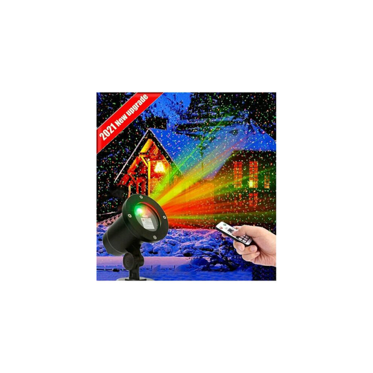 (UK) Christmas LED Projector Outdoor Landscape Stage Xmas Lamp