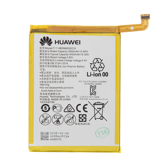 Battery for Huawei Mate 8 HB396693ECW 4000mAh Replacement Battery