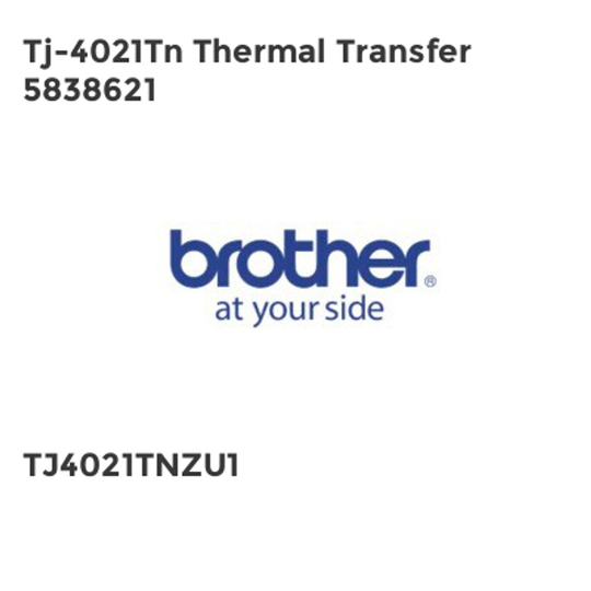 Brother Tj-4021Tn Thermal Transfer 5838621