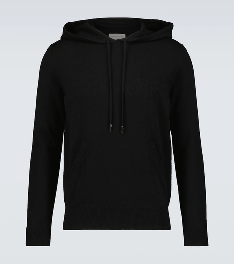Cashmere hooded sweatshirt