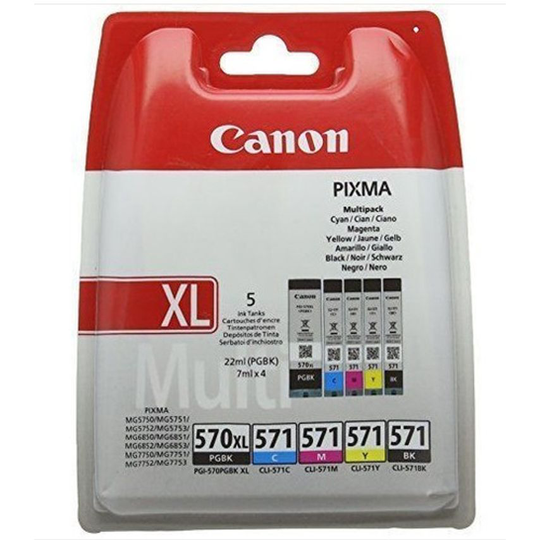 Canon Pgi-570Xl/Cli-571 Pgbk 2421W28- you get 3