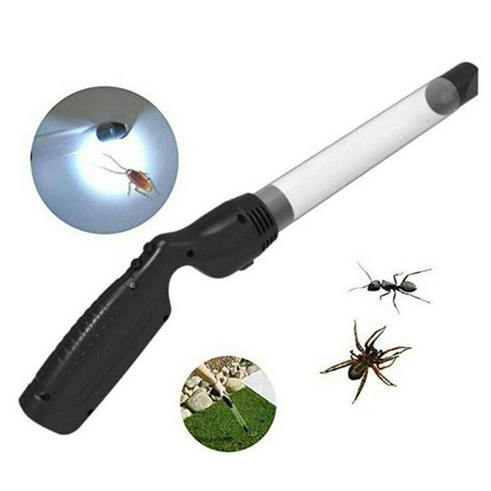 Electronic Insects Catcher Suction Trap Tube Handheld Bug Fly Vacuum