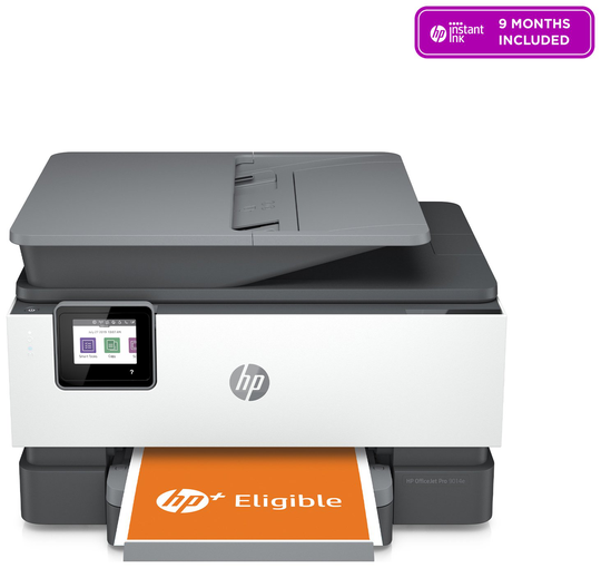 HP OfficeJet Pro 9014e Inkjet Printer & 9 Months Instant Ink