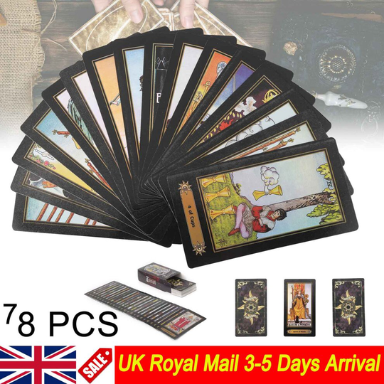 78 Cards Waite Rider Tarot Card Deck Vintage Colorful Box Future for Beginners UK
