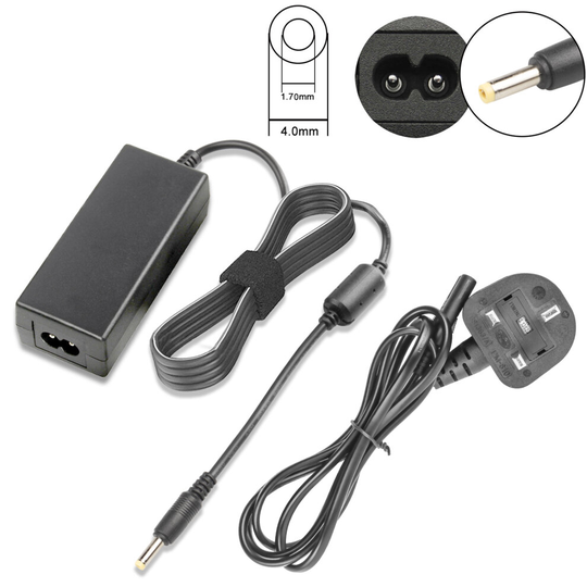 FUTUREBATT 19V 1.58A 30W AC Laptop Adapter Power Charger for HP Mini 110 210 700 730 1000 1100