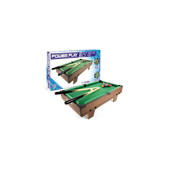 Power Play Table Top Pool Game, 25 Inch