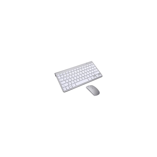 Tactus Compact Wireless Keyboard and Mouse - White
