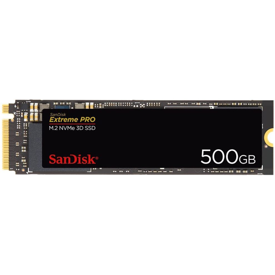 SanDisk Extreme PRO 500 GB M.2 NVMe 3D SSD