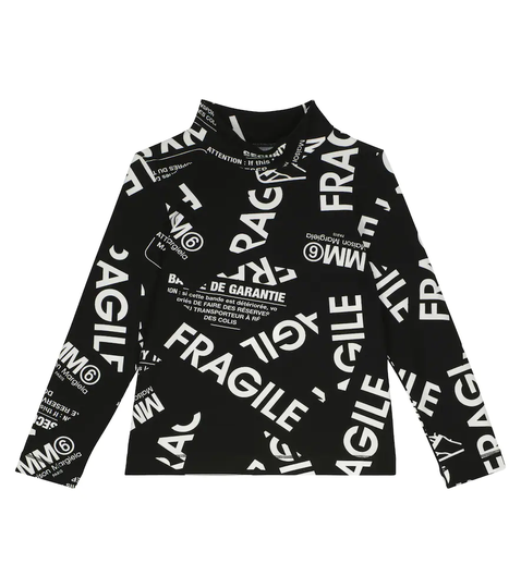 Logo-printed stretch-cotton sweater