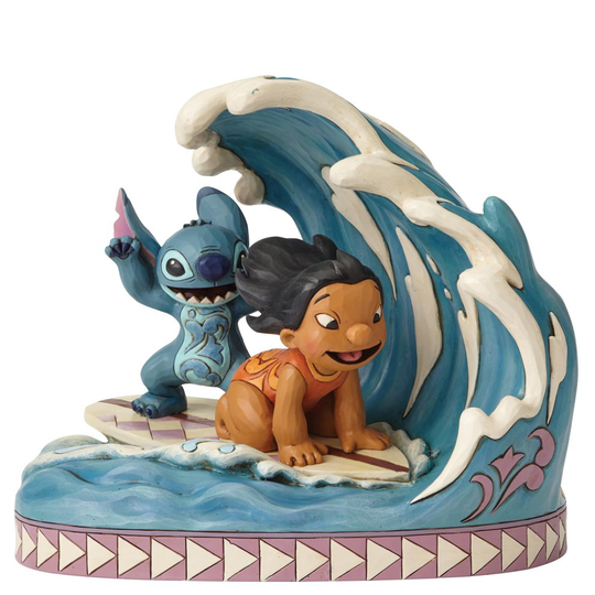 Disney Traditions "Catch The Wave - Lilo and Stitch" Figurine