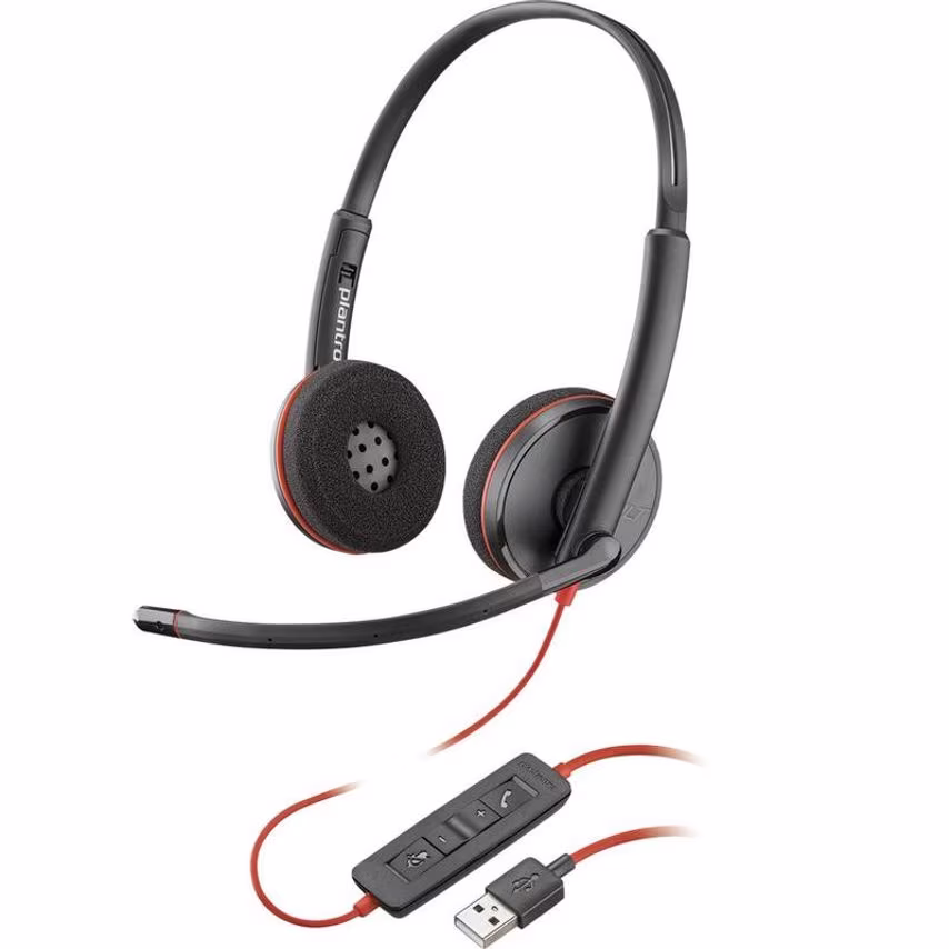 Polycom Poly Blackwire C3210 USB C Wired Mono Headset Compatible with Mac and Wi