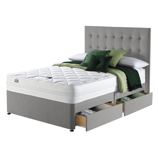 Silentnight Knightly 2000 Memory Superking 4 Drawer Divan