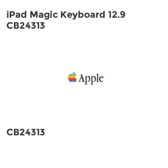 Apple iPad Magic Keyboard 12.9 CB24313