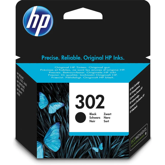 HP Ink Cartridge No 302 Black 943ETGC- you get 10
