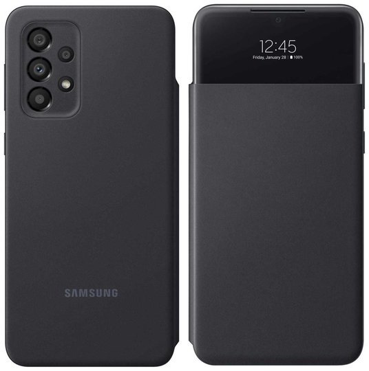 Samsung A33 Smart View Phone Case - Black
