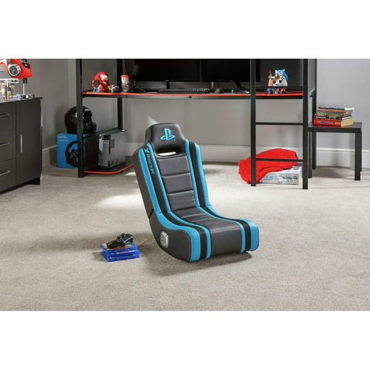 X-Rocker Geist Officially Licensed PlayStation Gaming Chair - Blue