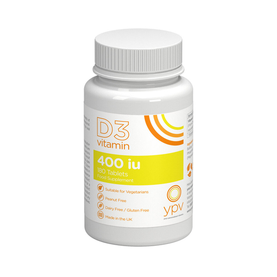YPV Vitamin D3 400IU - 180 Tablets