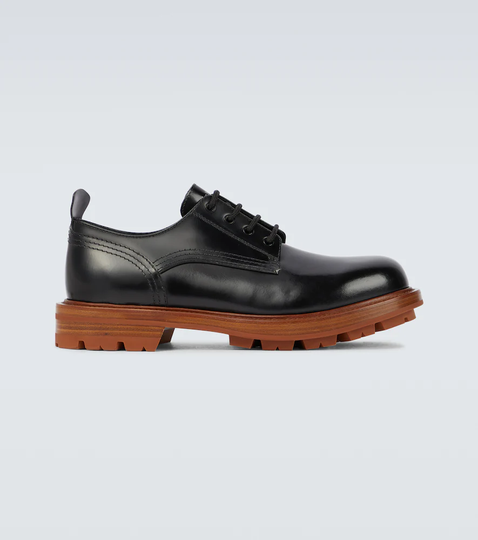 Leather Derby shoes