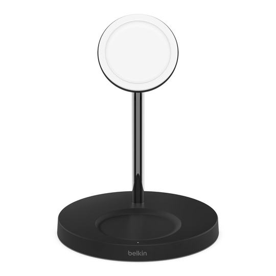 Belkin 2-in-1 MagSafe Wireless Charging Stand - Black