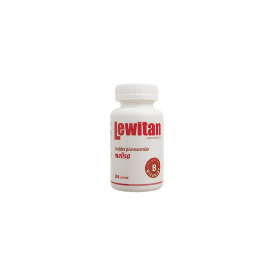 LEWITAN MOL Brewer's yeast with lemon balm 200 tablets