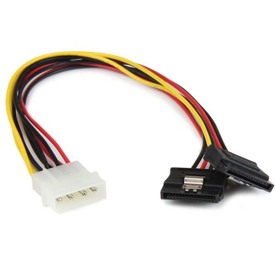 Startech StarTech 12in LP4 to 2x Latching SATA Power Y Cab- you get 46