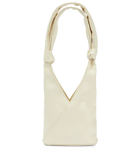 Japanese Mini faux leather tote