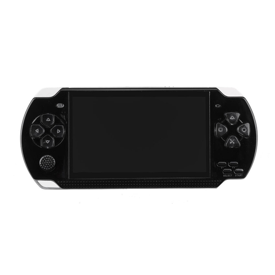 Built In 10000 Games 32 Bit 4.3inch 8GB Portable Video Handheld Blue-International Player Game Console BLACK