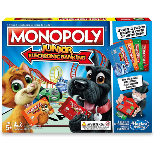 Hasbro E1842 Monopoly Junior Electronic Banking