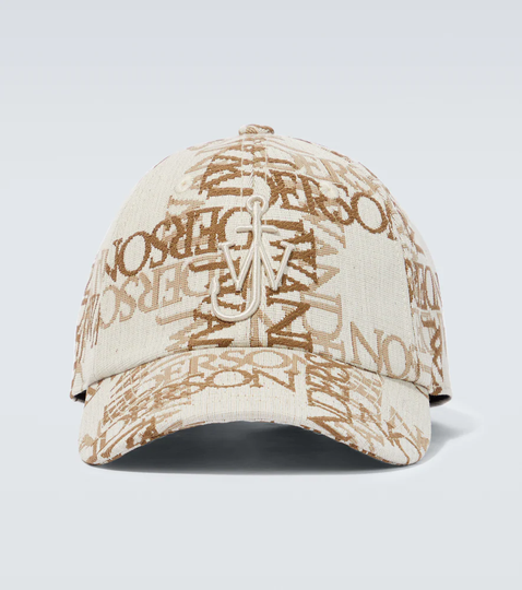 Logo jacquard baseball cap