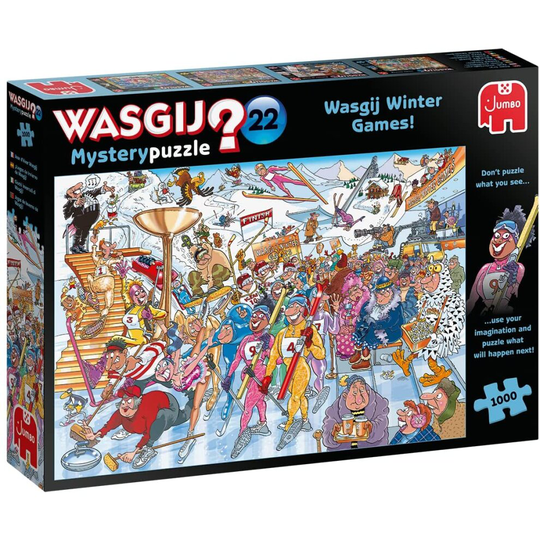 Jigsaw Puzzle - Wasgij - Mystery 22 - WINTER GAMES - 1000 Pieces