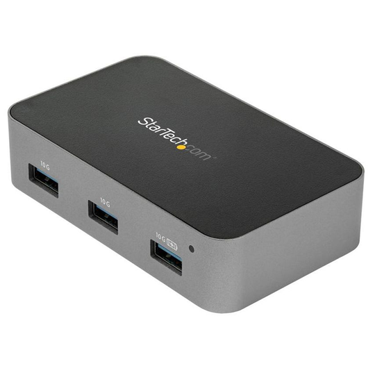 Startech 4 Port USB C Hub 10 Gbps 4x USB A- you get 3