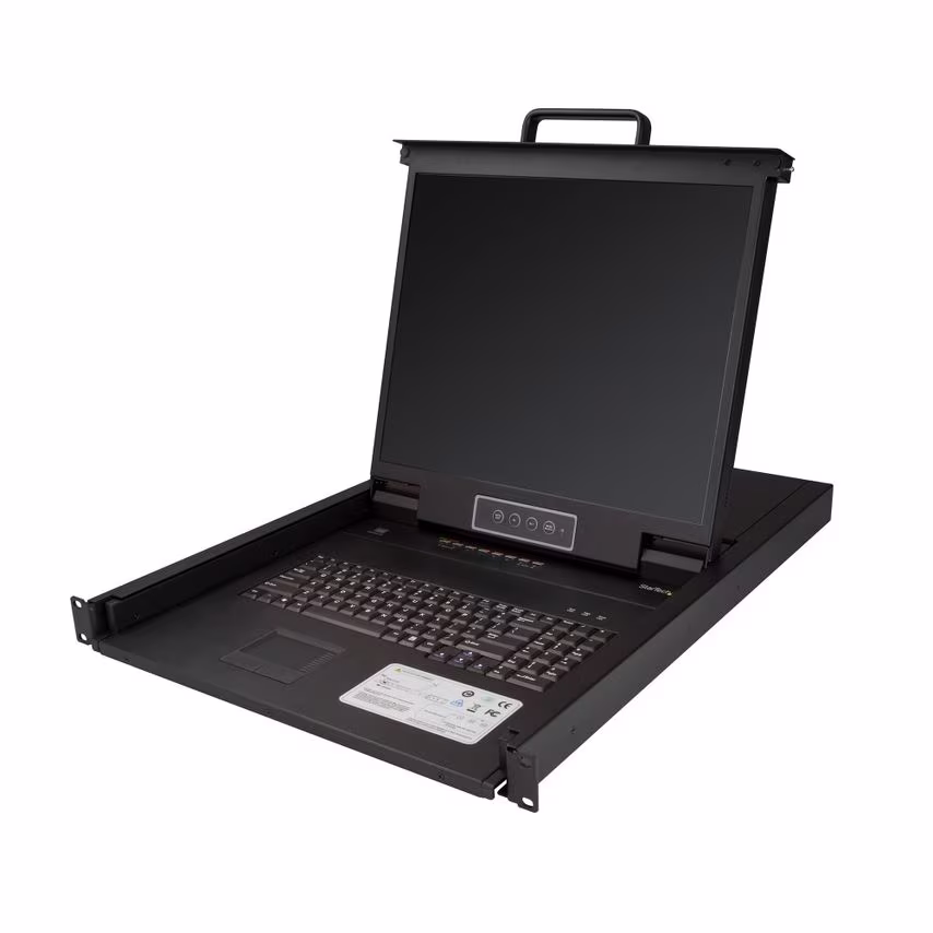StarTech.com 8-Port Rackmount KVM Console for Server Rack - 19 in. - 1U