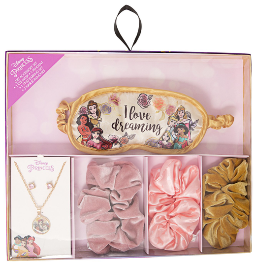Disney Princess Kid's Silver Plated Jewellery Gift Set