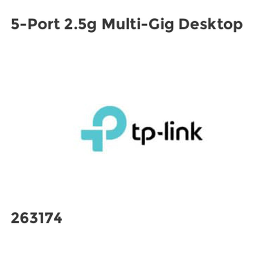 TP-Link 5-Port 2.5g Multi-Gig Desktop