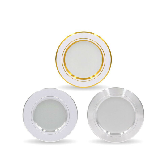 (White, 9W & Cool White) LED Downlight 5W 9W 12W 15W 18W Recessed Round LED Ceiling Light 220V 230V 240V