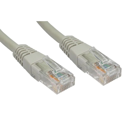 Cables Direct 6 Cables 0.5M 6 UTP PVC INJ MDD Cable-grey