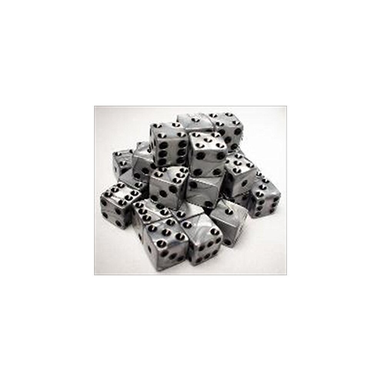 Silver Olympic Rounded 12mm D6 36ea